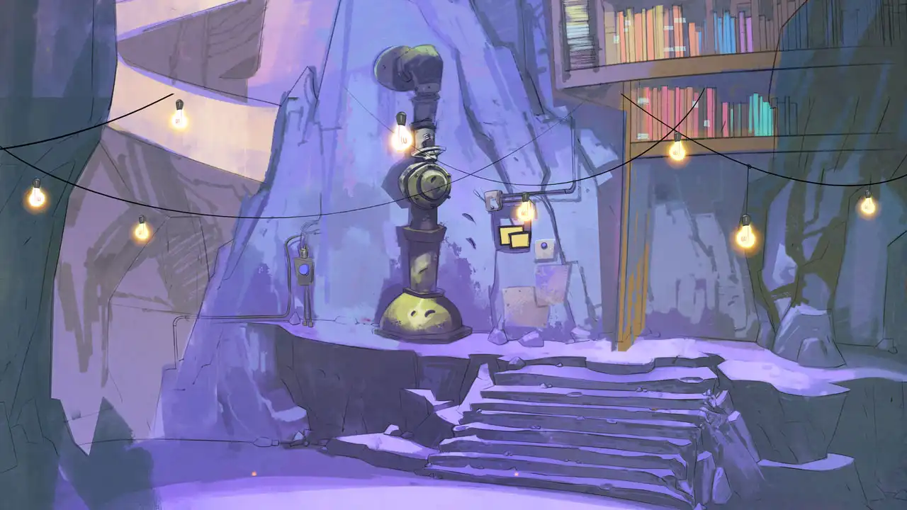 Concept art para la serie animada El Misterio de Habib