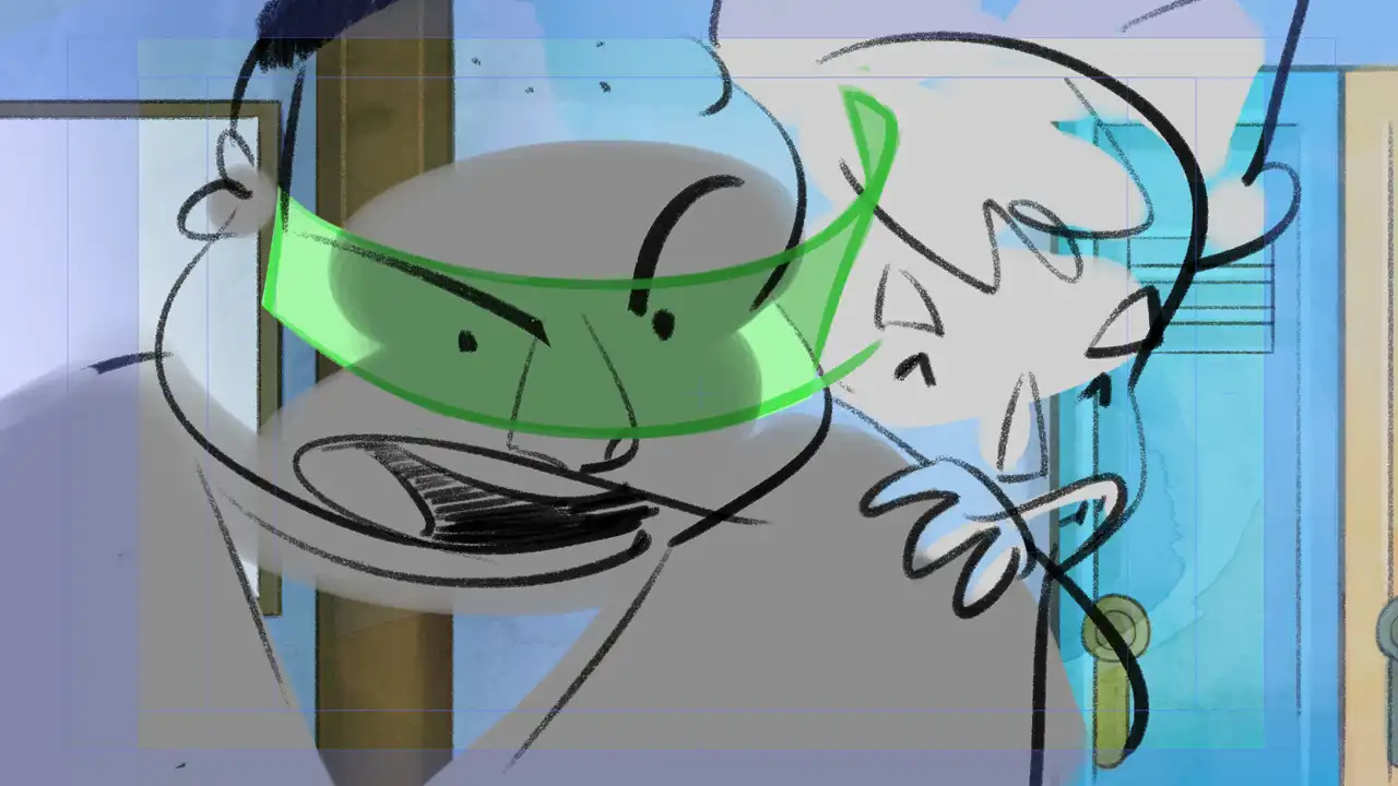 Storyboard de la serie original El Misterio de Habib